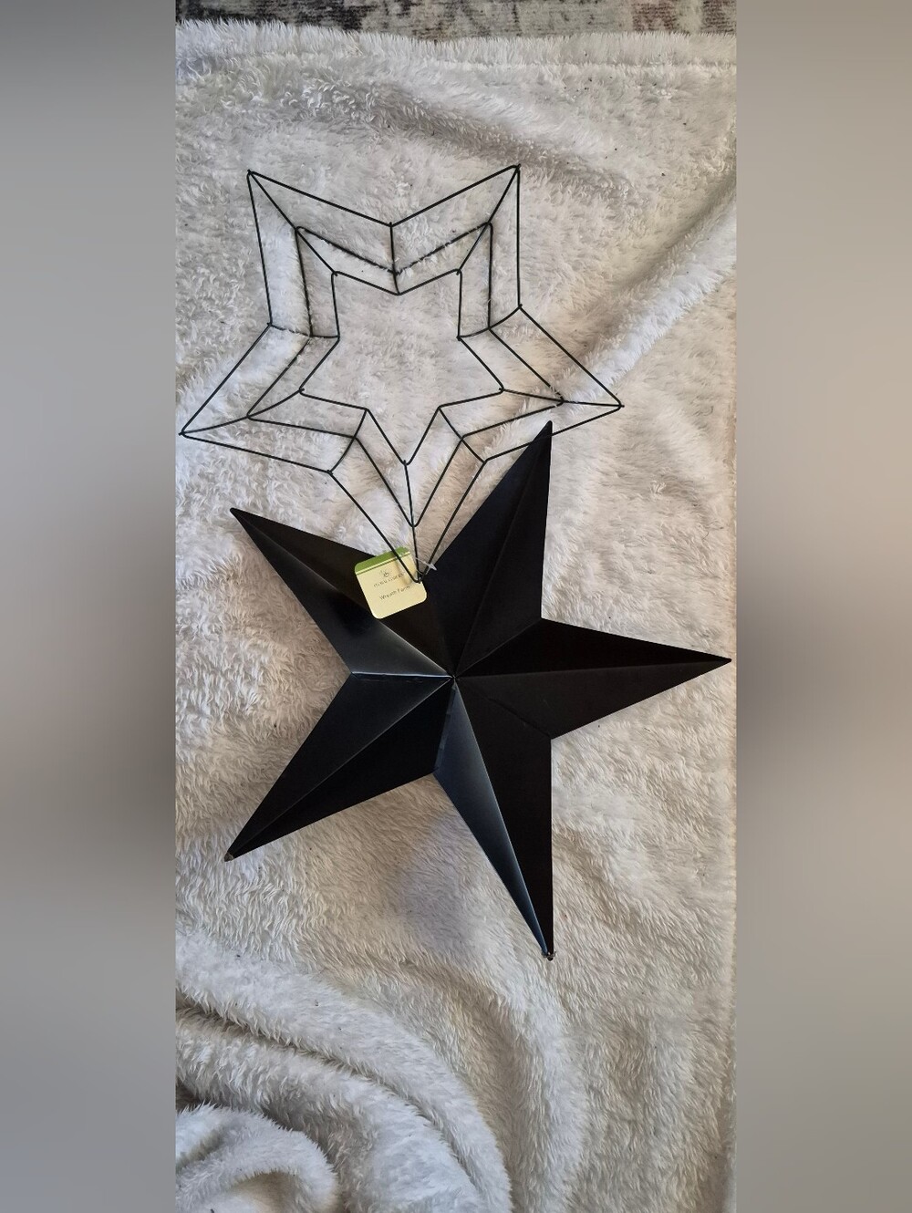 Mercury Row Black Star Wall Sculpture - Layered Metal Stars